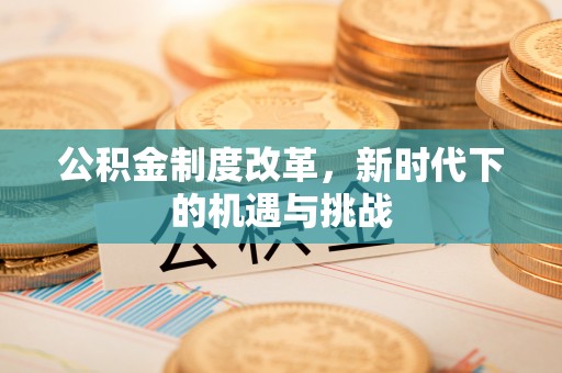 寒亭公积金制度改革，新时代下的机遇与挑战