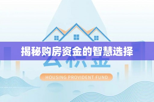 寒亭揭秘购房资金的智慧选择