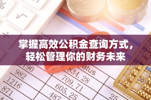 寒亭掌握高效公积金查询方式，轻松管理你的财务未来