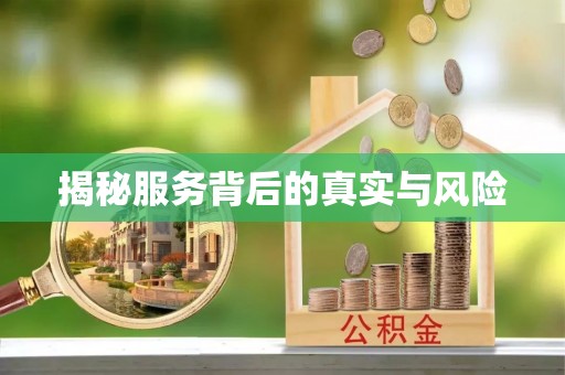 寒亭揭秘服务背后的真实与风险