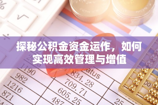 寒亭探秘公积金资金运作，如何实现高效管理与增值