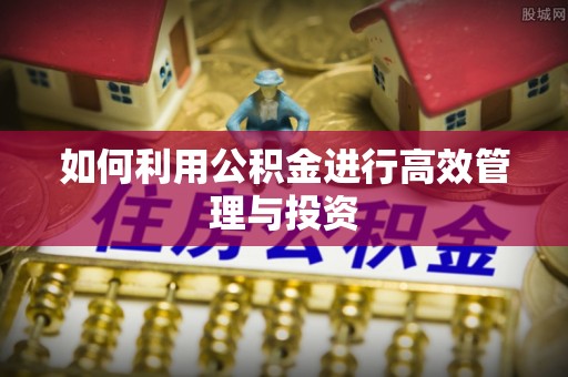 寒亭如何利用公积金进行高效管理与投资